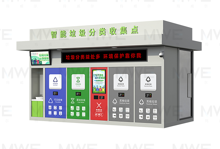 智能垃圾分类房赋能校园绿色新生态——玛威尔显控助力构建智慧化
